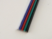 Kabel 5 žilový plochý, 5x 0,32 mm2 RGBW značení, 1 m