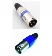 XLR konektor 3-pin, šroubovací, na kabel, samec
