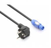 Síťový napájecí PowerCon kabel 1,5 m, EU konektor