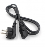 Napájecí EURO kabel 230 V, 1,2 m, černý