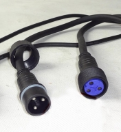 Waterproof 3-pin extension cable IP65, 10 m