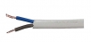 Kabel dvoulinka 2x 0,5 mm2 plochý, CYLY 2x 0,5 mm, bílý