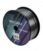Digitální DMX kabel Eurolite 2x 0,22, černý, 1 m