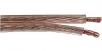 Kabel dvoulinka 2x 4 mm2 CU, 11AWG, průhledný, 1 m