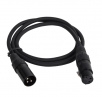 Kabel XLR-XLR, kovové konektory 3-pin, 20 m