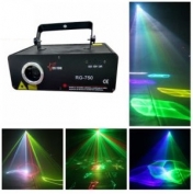 Multifunkční RGB laser 5in1, 400 mW, DMX