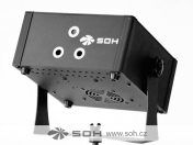 Christmas RG Gobo laser 200 mW, 16 patterns, DMX