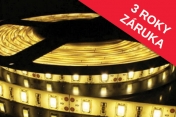 LED pásek 5630, 20W/m, 60 diod, teplá bílá, 1 m, záruka 3 roky