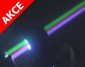 Otočná LED hlava BEAM+BEAM, 2x12 W RGBW, DMX512
