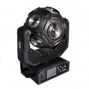 Otočná LED hlava Football 12x 12 W RGBW 4-in-1, DMX, černá