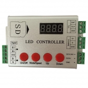 Programovatelný ovladač digitálních LED pásků 6803,WS2811,WS2812,1809, SD karta, 2084 diod