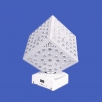 Rotační RGBW LED Beam efekt, krychle, DMX
