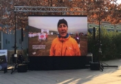 Velkoplošná obrazovka venkovní set 3x4 m, P4.81, Nova
