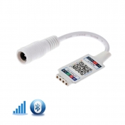 Mini ovladač RGB LED pásků, IP65, Bluetooth, mobil