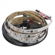 LED pásek WS2811 digitální, 5050, 7W/m, RGB, 30 diod, 12V, 1 m