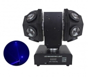 Double moving LED head Football Beam 12x10 W 4in1 LED, DMX