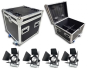 Přepravní flight case box 4in1 pro 4x LED PAR COB