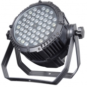Waterproof LED PAR reflector 54x 3 W RGB 3-in-1, DMX, IP65