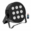 LED PAR flat reflektor 9x 10 W 4-in-1 RGBW, DMX, dálkový ovladač