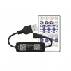 Smart USB ovladač 5 V digitálních RGB LED pásků WS2811/2812B, 2048 pixelů, dálkový ovladač