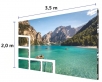 Velkoplošná LED obrazovka NovaStar, P2.6, vnitřní, set 3,5 x 2 m
