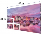 Velkoplošná LED obrazovka NovaStar, P2.6, vnitřní, set 4,5 x 2,5 m
