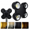 Voděodolný LED blinder 4 eyes, bílá+teplá bílá, 400 W, DMX, IP65, 16-bit stmívání