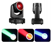 Moving LED head 100 W RGBW, Beam, 24x 0.2 W RGB LED strip, DMX