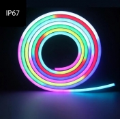 Neon RGB digital LED pásek 12V, WS2811, 5050, 60 LED /m, 14 W/m, 1 m, IP67, 8x16 mm