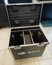 Přepravní flight case box 2in1 pro otočné LED hlavy 300 W Beam+Spot+Wash