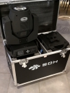 Flight case přepravní box pro 2 otočné hlavy Moving Head Beam 200W/230W