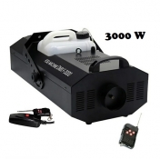 Výkonný výrobník mlhy, 3000 W, bezdrátový ovladač, DMX