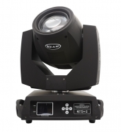 Otočná hlava 230 W, 7R Beam, skleněná goba, DMX