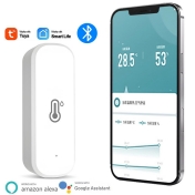 Chytrý Bluetooth domácí teploměr, měřič vlhkosti, smart, Alexa, Google Assistant, Tuya