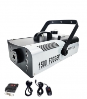 Výrobník mlhy 1500 W, 6x RGB LED, bezdrátový a kabelový ovladač