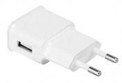 USB nabíjecí EURO adaptér 5V 1A, slim, 1 port