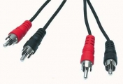 Audio cable 2x cinch - 2x cinch, 1,5 m