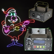 Animační laserový mini projektor SD, 230 mW (LS888RGB) 