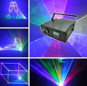 Laser animační 2500 mW RGB, ILDA, DMX