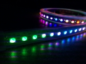 LED stripe 2812 (2811) chip 5050, 9W/m, RGB, 30 diodes, silicone, 5V, 1 m