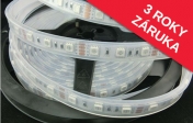 LED pásek 5050, 14W/m, RGB, 300 diod, 5 m, IP68, silikon, záruka 3 roky