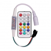 Remote control 5/12/24 V digital RGB LED stripes WS2811/2812, RF