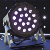 Výkonný LED UV GUN PAR Reflektor 18x 4 W, DMX