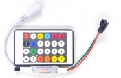5 V IR dálkový ovladač digitálních RGB LED pásků s chipem WS2812B