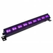 UV LED Bar reflektor, 9x 3 W Ultra Violet LED