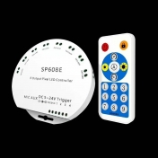 8 zone Bluetooth music smart controller WS2811,2812B, RF remote control